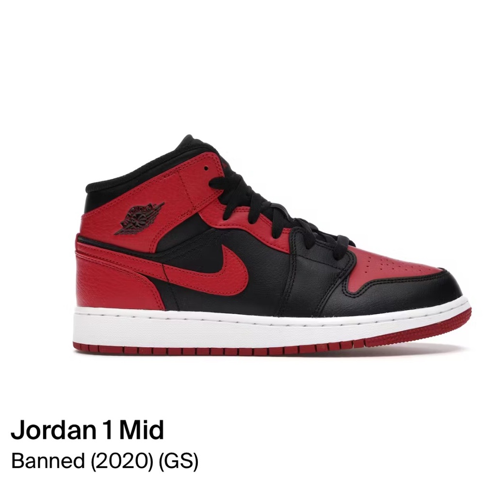 Air Jordan 1 Mid Banned 2020 - 6.5Y EU 39